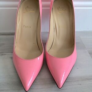 ✨firm price!! Final drop! ✨Christian louboutin Pigalle 100mm Pink